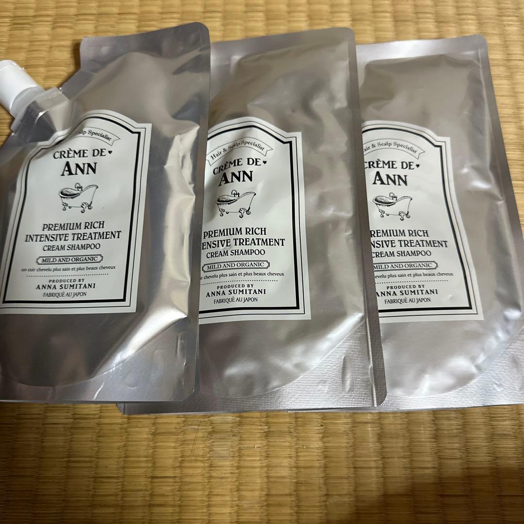 クレーム・ドゥ・アン プレミアムリッチシャンプー 3個セット