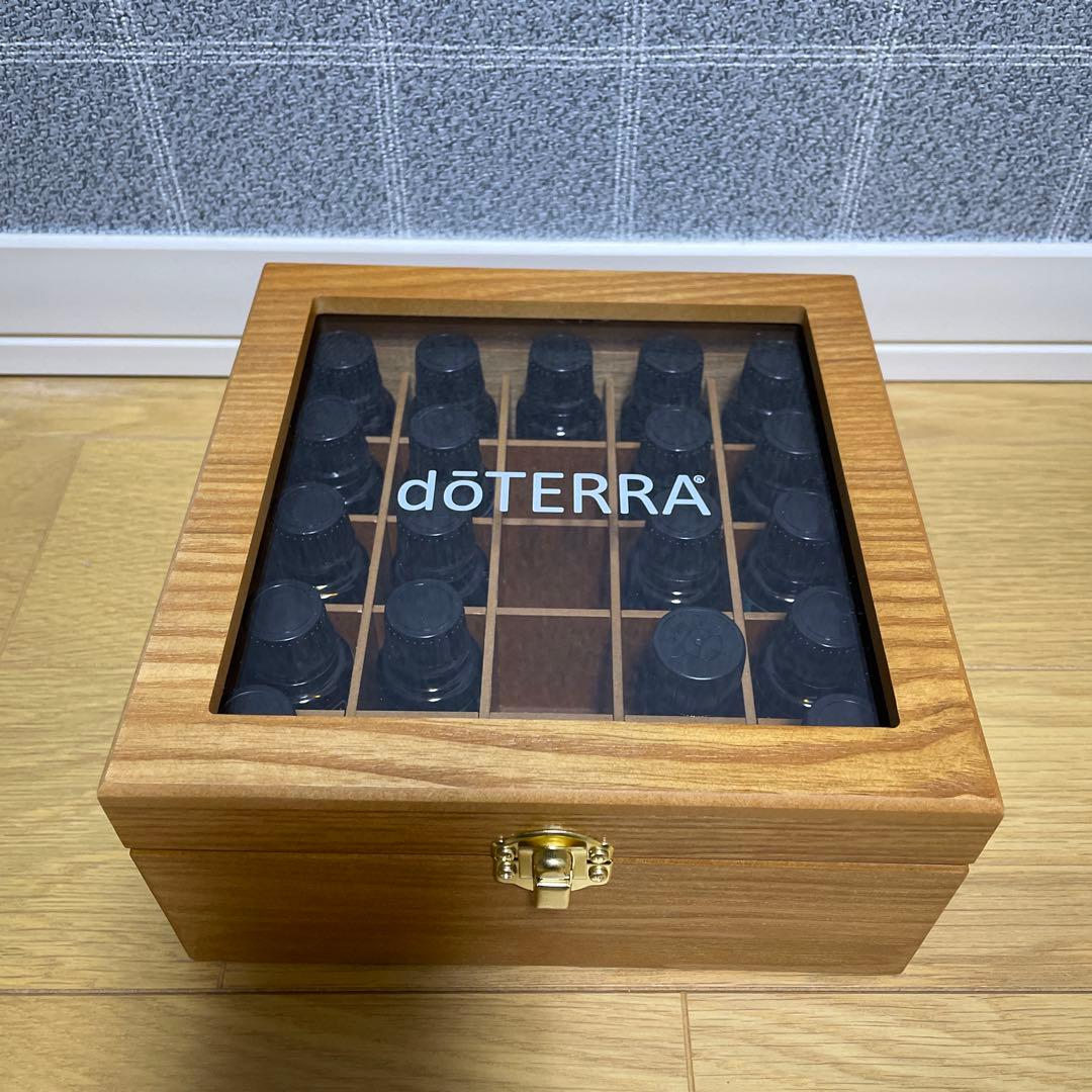 doTERRA アロマオイル 木箱 ディフューザーセット