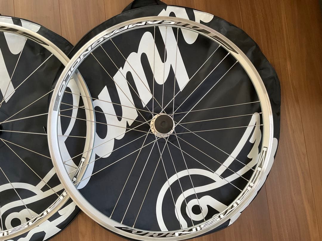 カンパニョーロ　カムシンホイール　シルバー　シマノ&カンパフリー