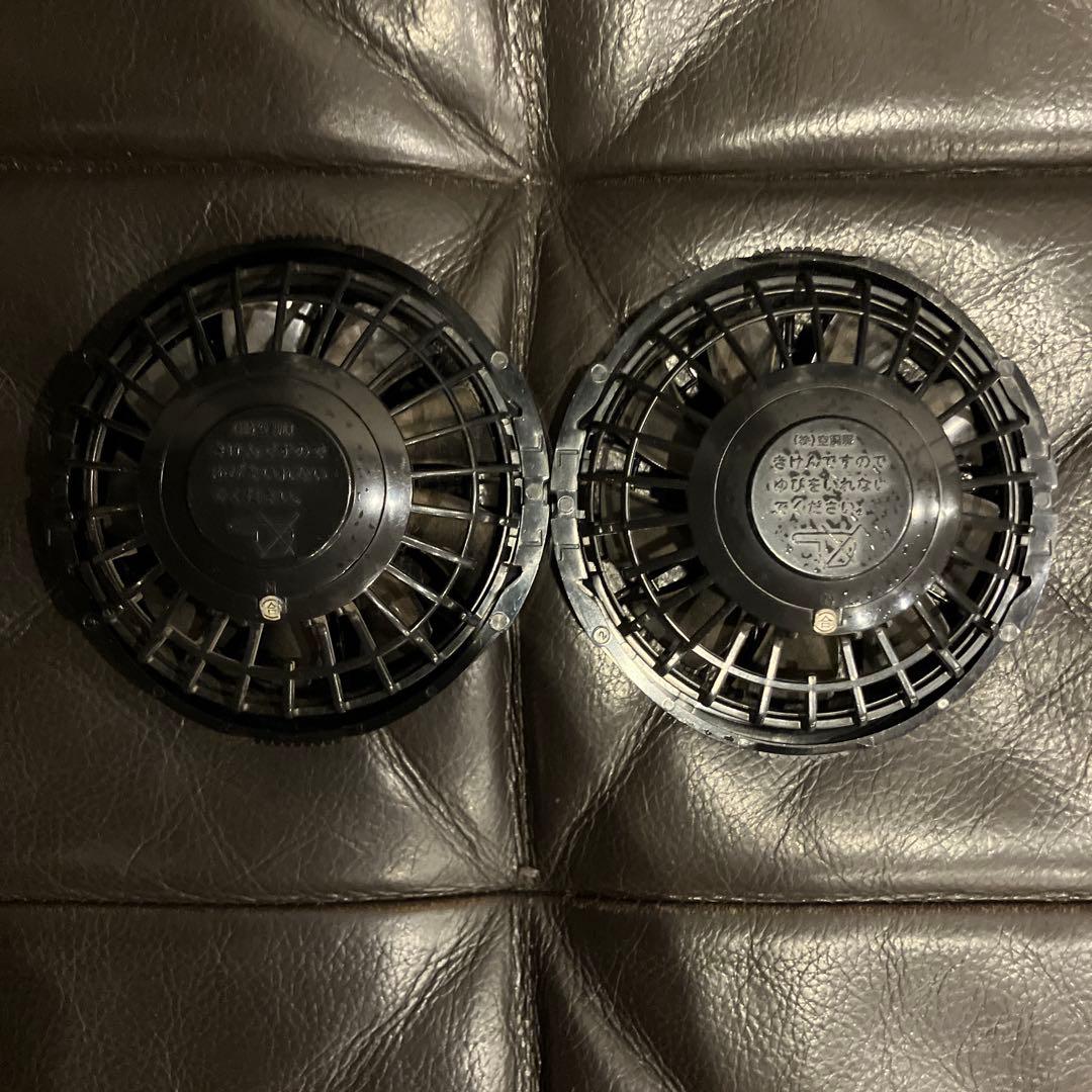 正規品、株式会社空調服ベスト3着、グレー、ネイビーのAIRGEARとファンセット