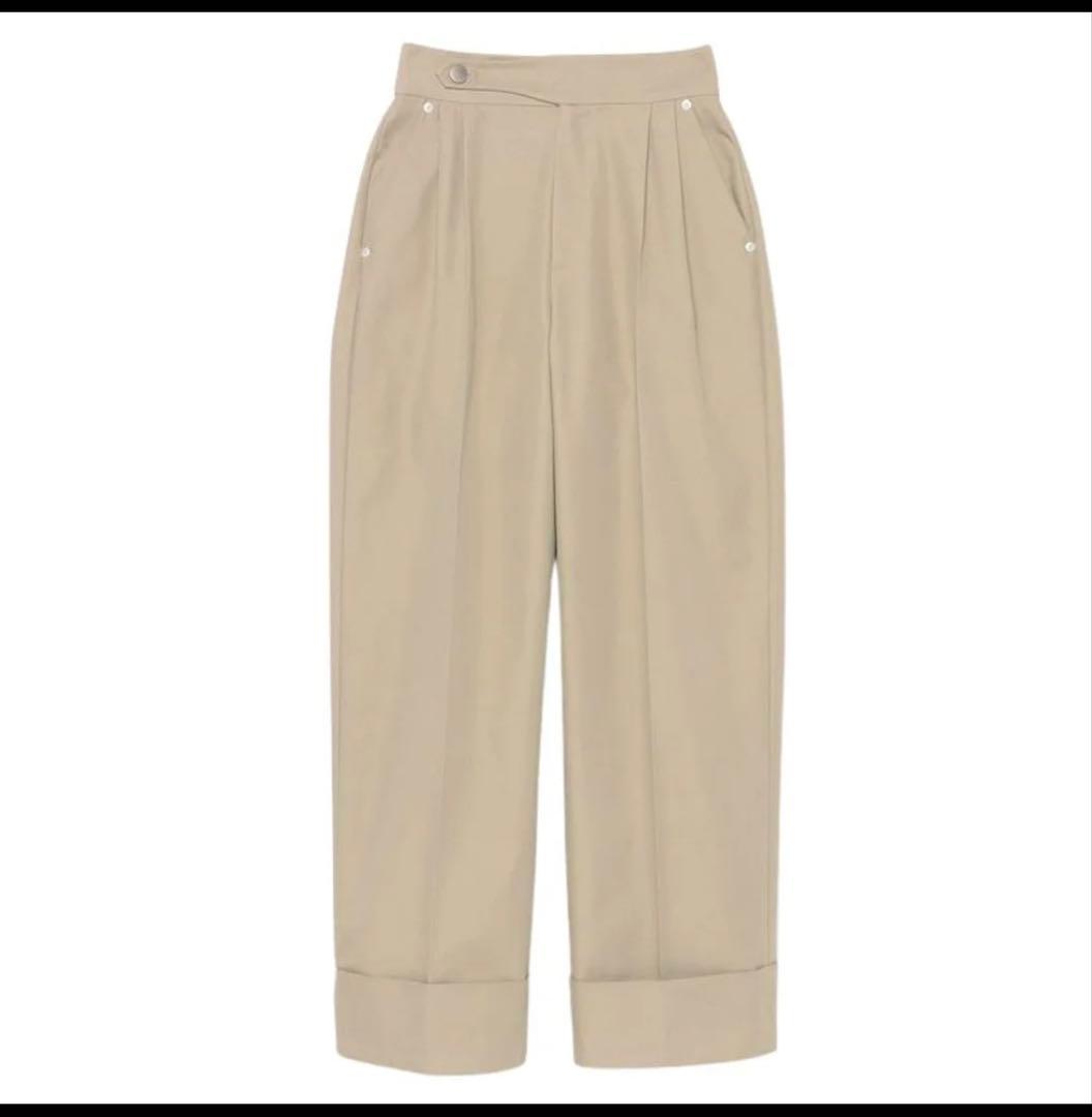 【IVORY】anuans /ベルトデザインチノパンツ