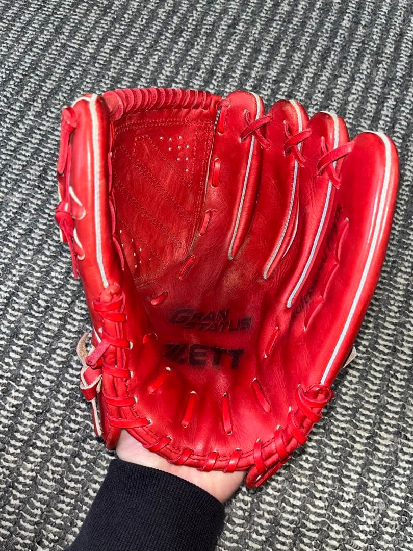 ZETT レッド 野球グローブ