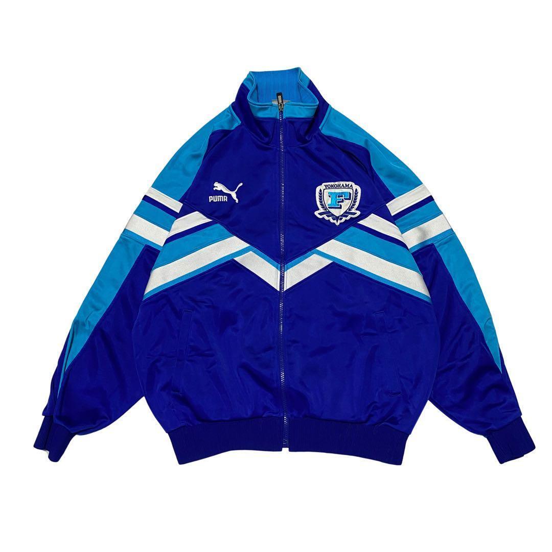 90s 支給品　横浜フリューゲルス　プーマ　トラックジャケット　メンズO