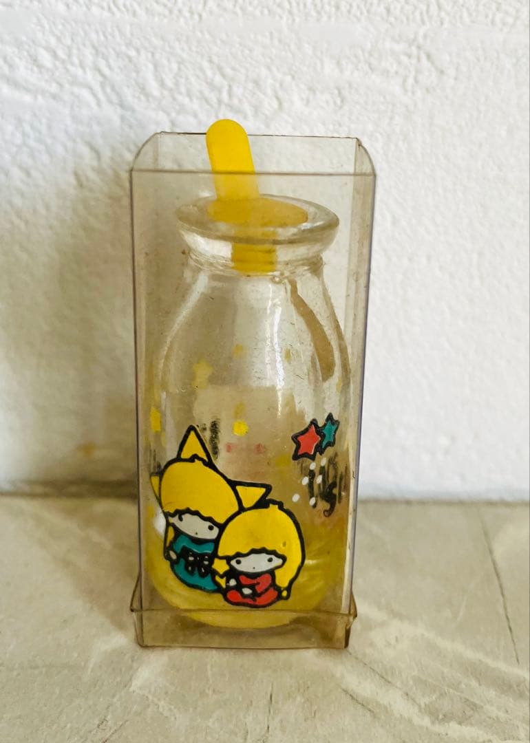 昭和レトロ［サンリオ］リトルツインスターズキキララ香水瓶箱付き