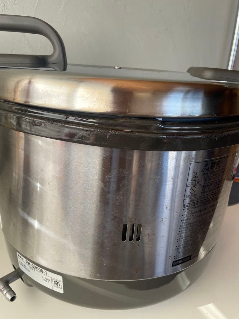 【あるじ】Paloma パロマ ガス炊飯器　PR-3200S 業務用