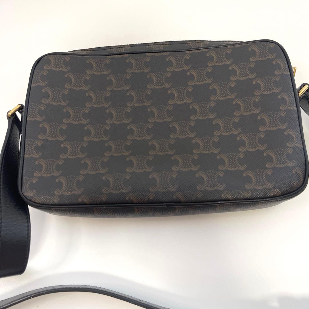 9*様 セリーヌ CELINE トリオンフキャンバス ミディアム メッセンジャ