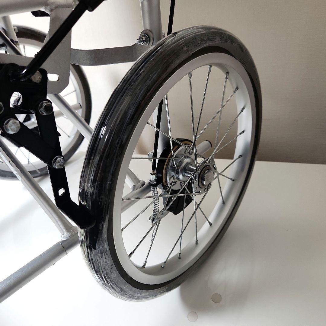 Miki　介助用　軽量　ノーパンクタイヤ　車椅子　BAL-2