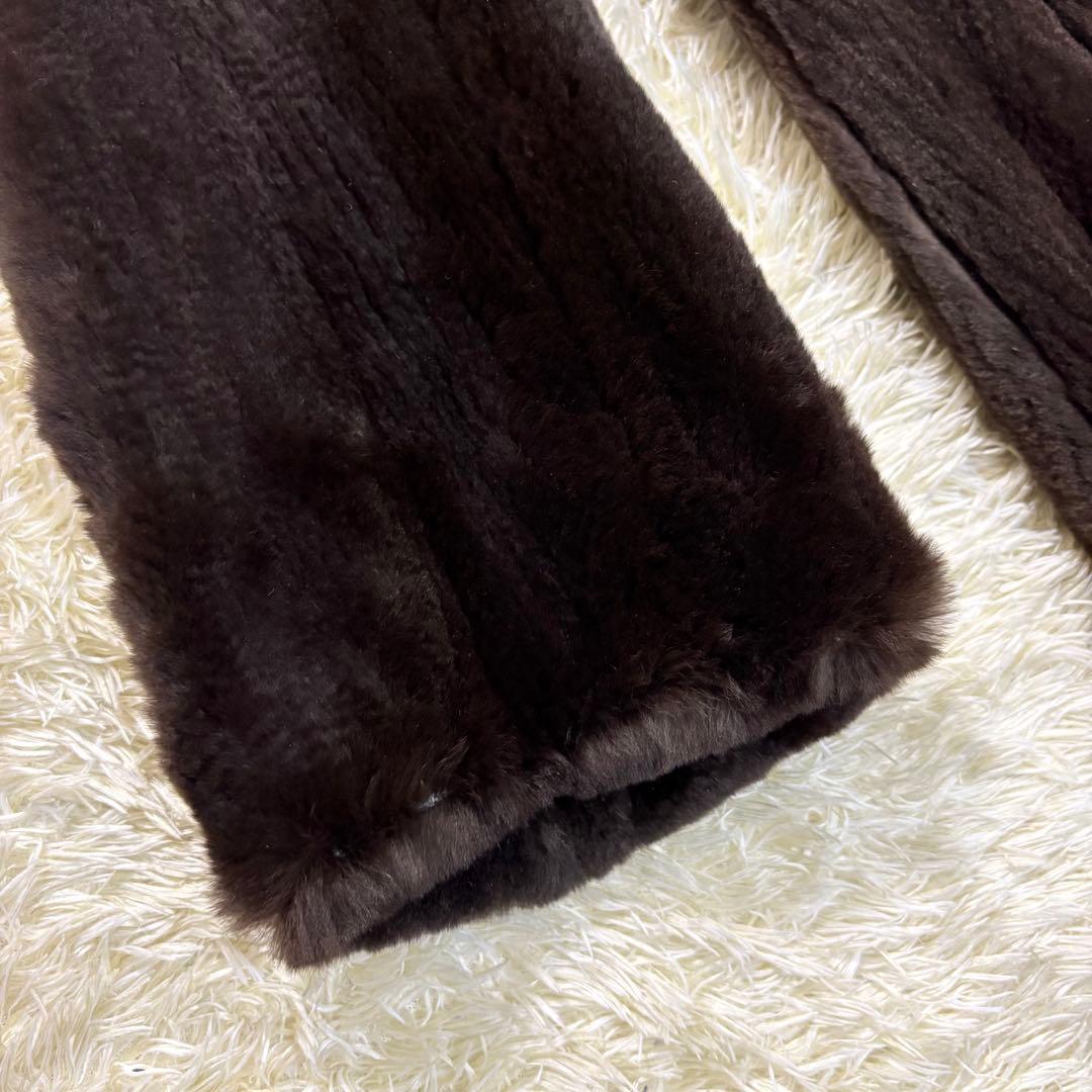 nakamura fur ミンク　シェアードミンク　ロングコート 毛皮　ファー