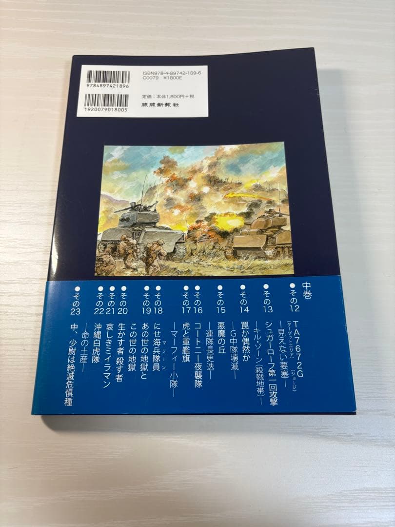 【絶版】シュガーローフの戦い (中) 新里堅進 沖縄戦 太平洋戦争 漫画 戦争