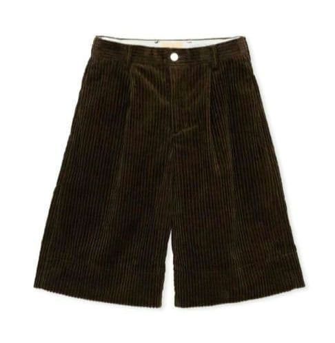 THE SHISHIKUI CORDUROY S/D.BROWN M　シシクイ