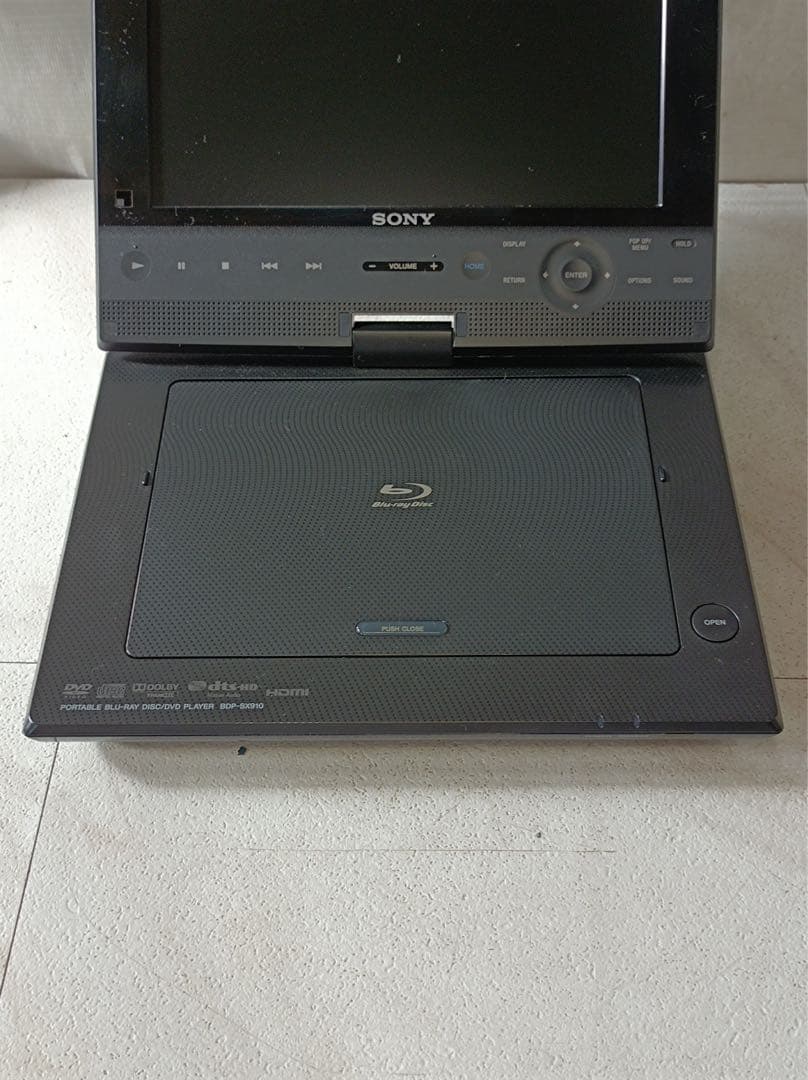 [八6558] SONY ポータブルブルーレイディスク/DVDプレーヤー