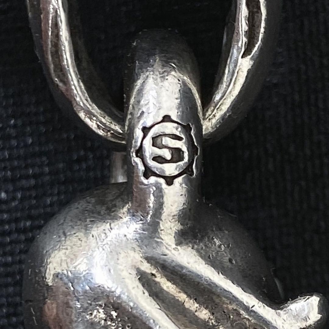 STARLINGEAR シルバー デビルブルーザー スカル キーチェーン