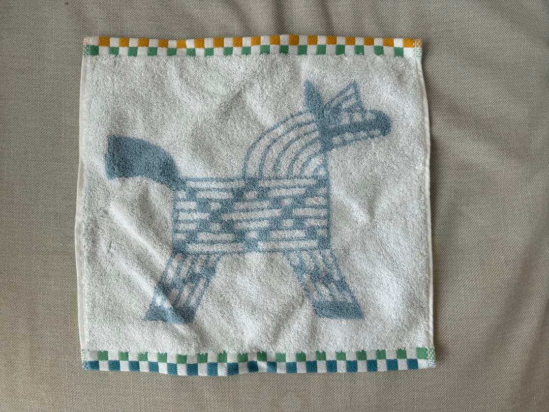 【新品/未使用】エルメス　ミニタオル コットン100%