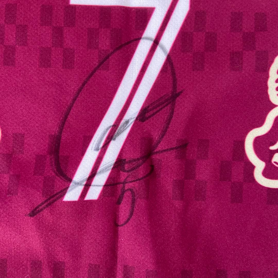 【本物】小野伸二サイン入りサッカーユニフォーム