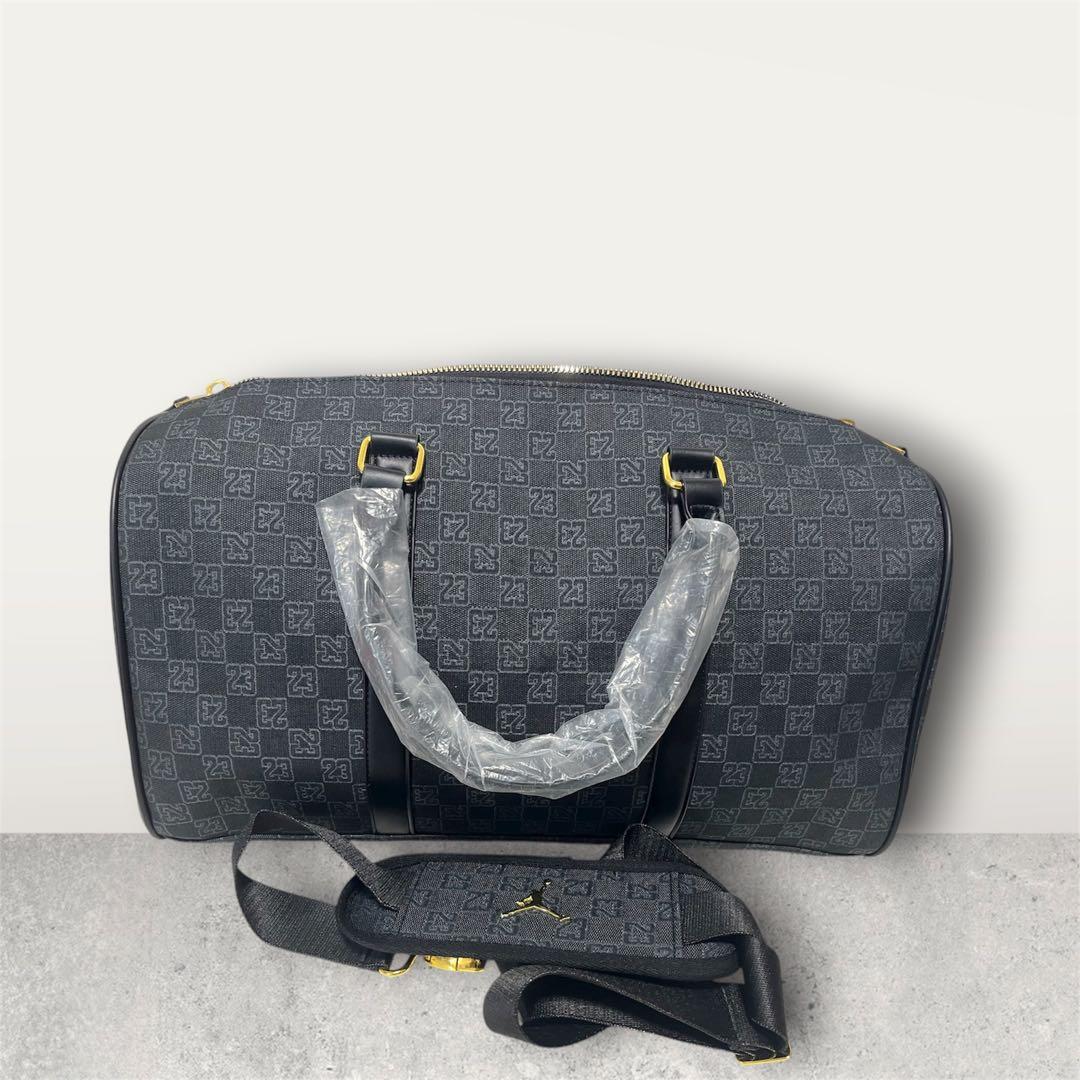 Jordan モノグラム ボストンバッグ ブラック ゴールド 未使用