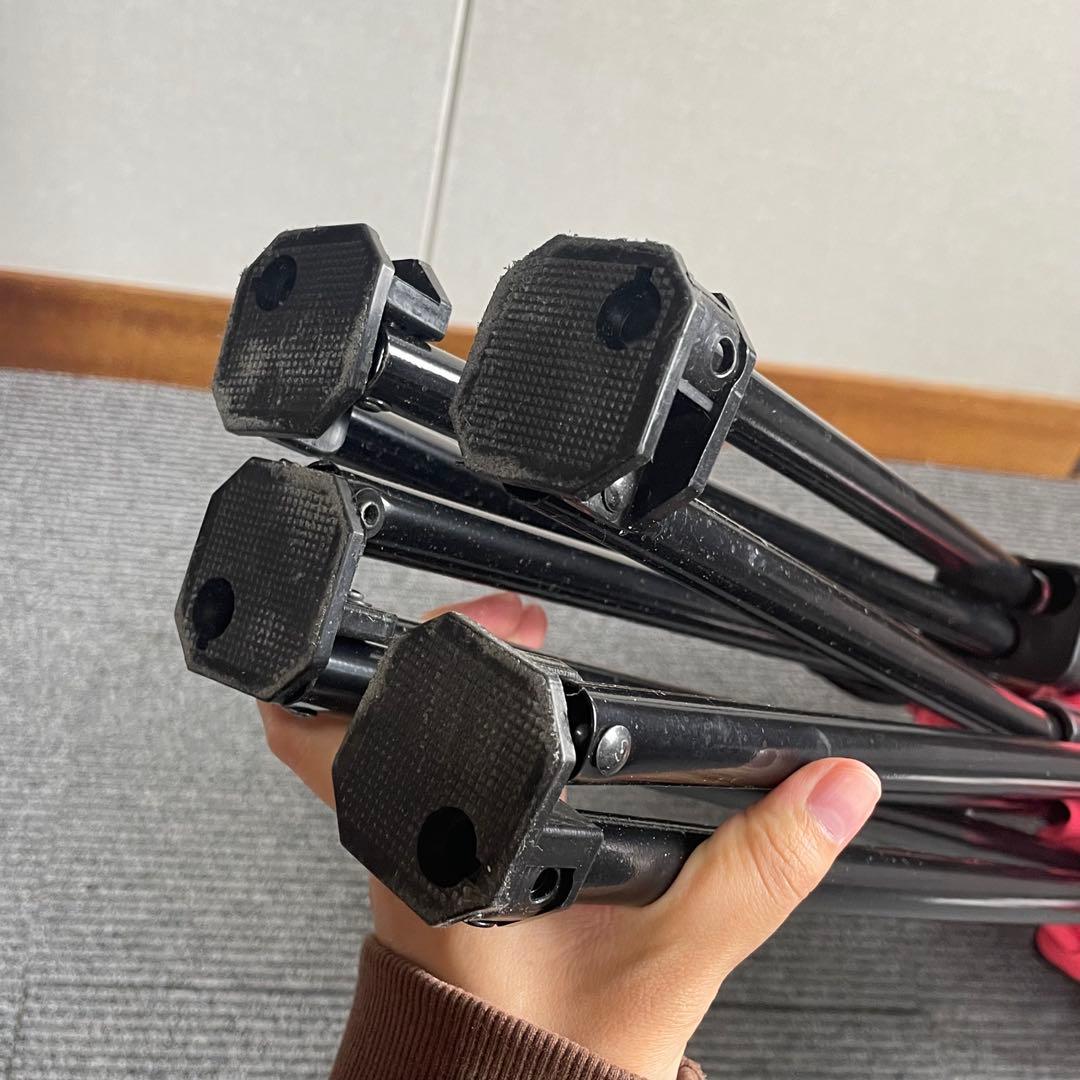 【美品】Coleman コールマン アウトドアチェア 2脚レッド・ネイビー