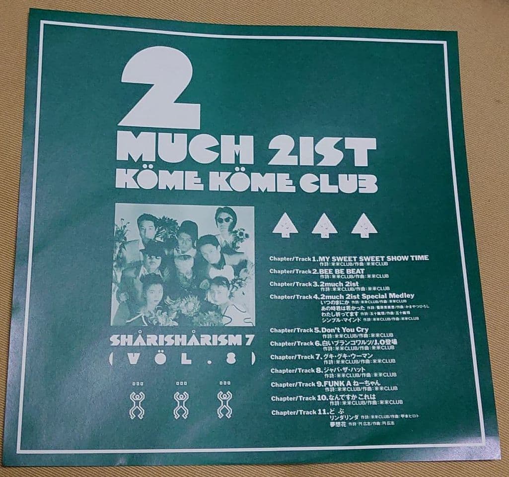 米米CLUB大全集［Vol.8］ 2much 2ist レーザーディスク
