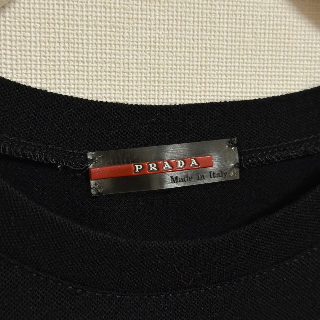 PRADA SPORT プラダ スポーツ ニット Tシャツ 長袖 Mサイズ
