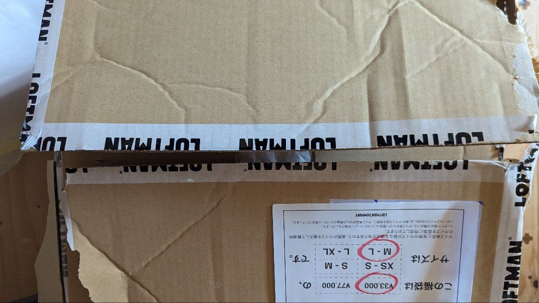 ま*る様 ロフトマン福袋　2026冬　M-L　サイズ