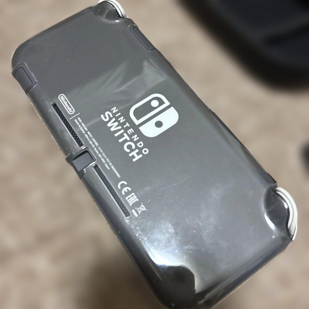 Nintendo Switch Lite グレー 本体と充電器、ケース付き