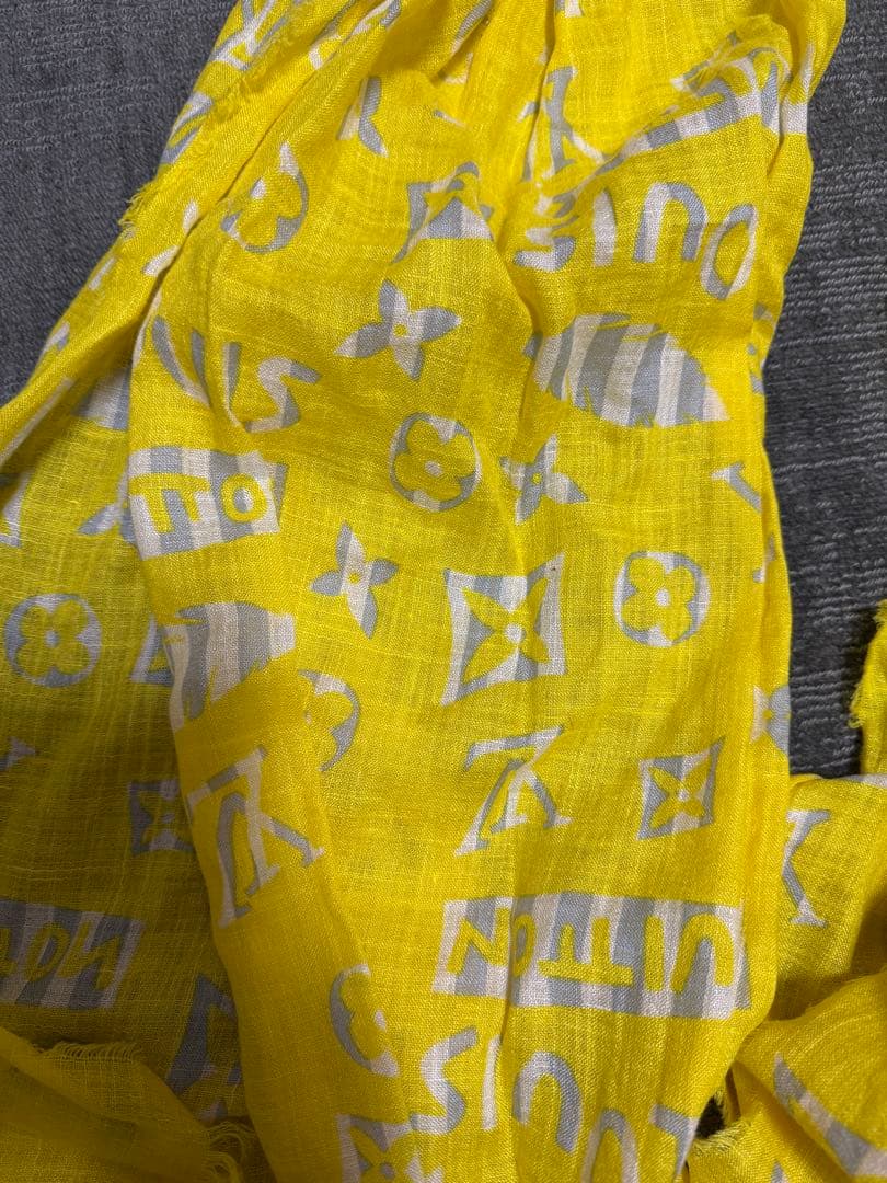 LOUIS VUITTON イエロー ストール