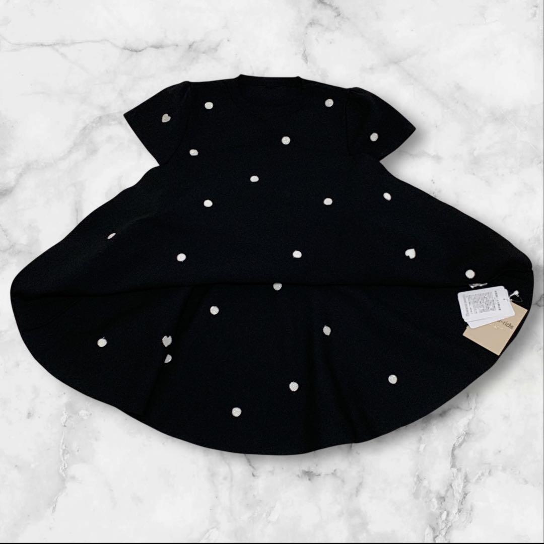 すーちゃん ✨新品 アプワイザーリッシェ ドットニットチュニック ハート