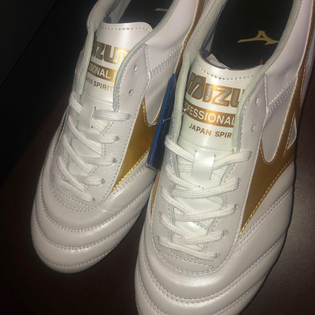 新品 未使用 タグ付 モレリア2 ジャパン 24.5cm Bright Gold