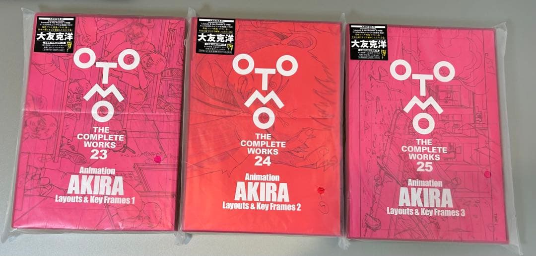 大友克洋全集 Animation AKIRA 23,24,25巻