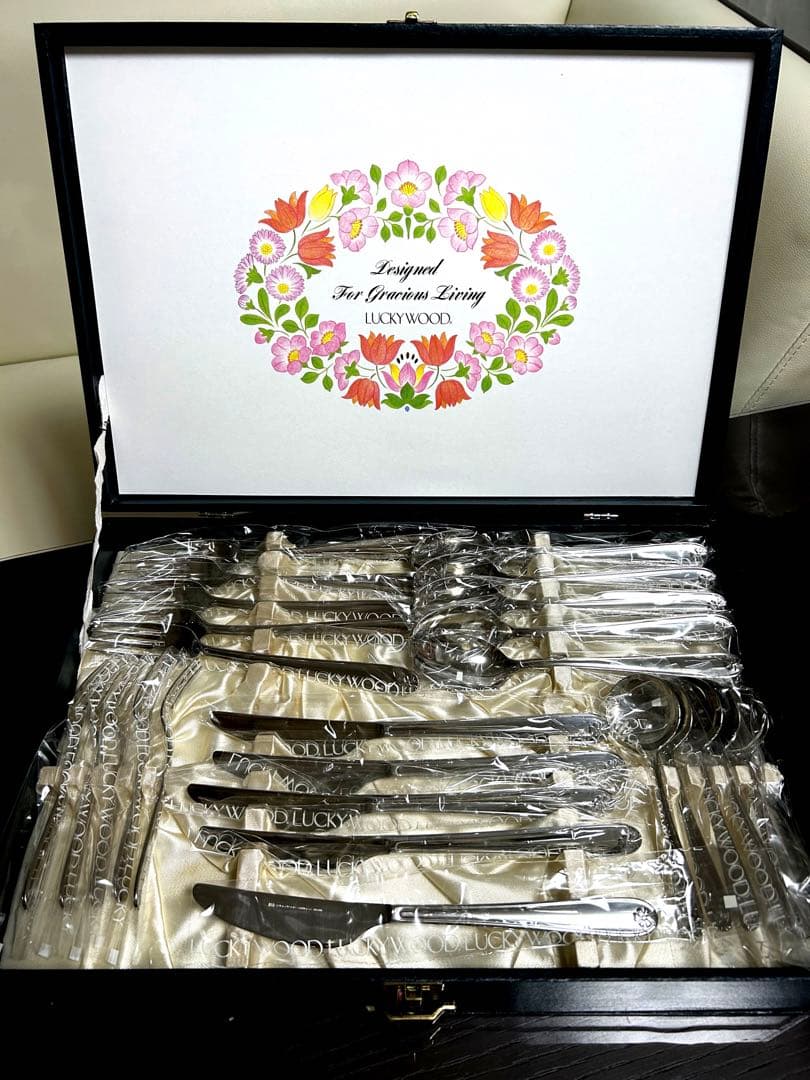 ラッキーウッド　カトラリーセット　マリエッタ　ディナーセット〈40本セット〉