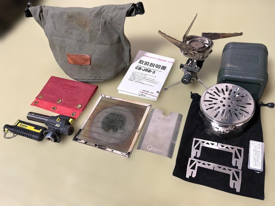 イワタニ ジュニアカセットガスバーナーCB-JRB-3 DUCKNOT soto