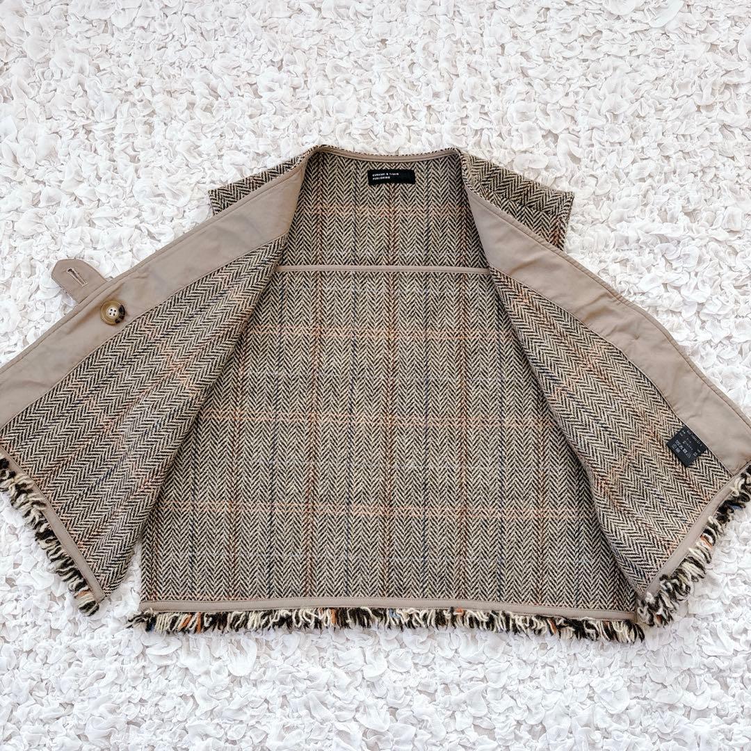 「ワードローブを新鮮に」ヘリンボーン柄のウールベスト / よしいちひろさんコラボ