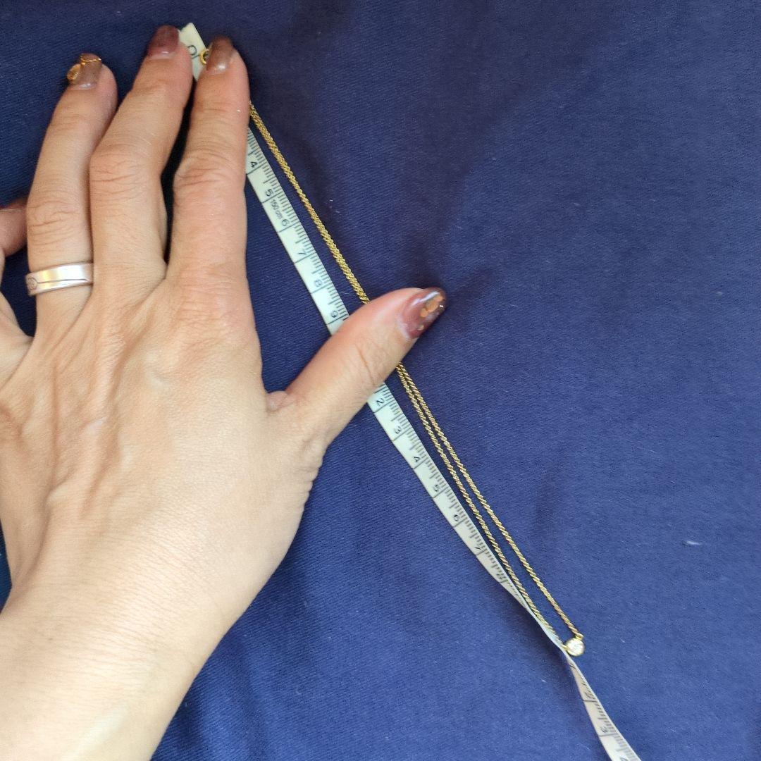 ティファニー バイザヤードネックレス 0.21カラット 750