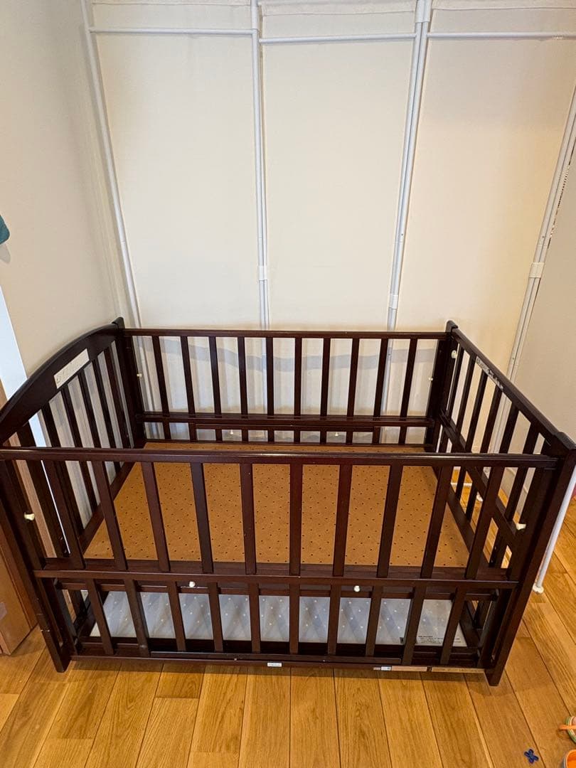 内径 幅70×長さ120 ベビーベッド YAMASAKI スリーオープンベッド