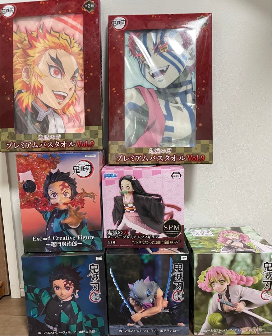 鬼滅の刃 フィギュア 92体セット+バスタオル2枚セット