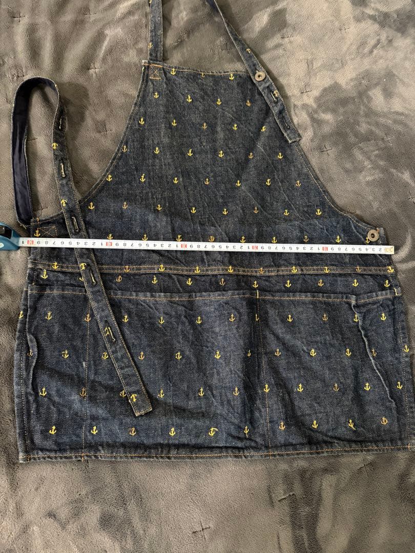 KAPITAL デニムエプロン アンカー刺繍