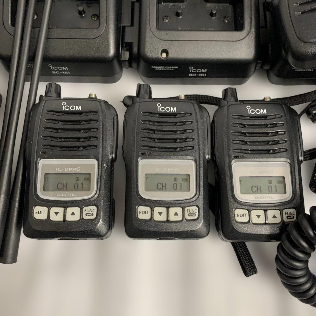 アイコム　デジタル簡易無線　登録局　DPR6 5W 3台セット
