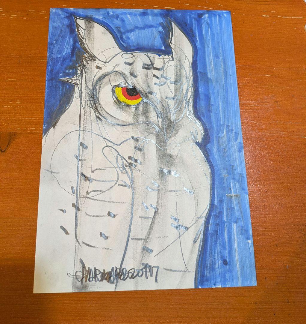 木原千春　５分間ドローイング　7点