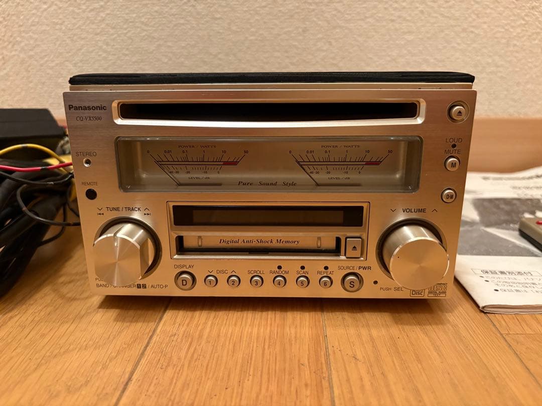 Panasonic CQ-VX5500 美品　実働外し　動作OK