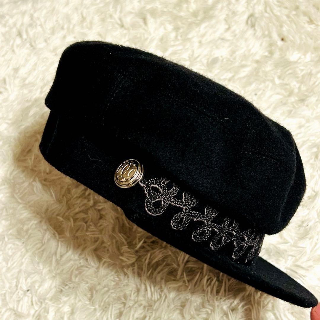 【美品】エルメス キャスケット ブラック 58