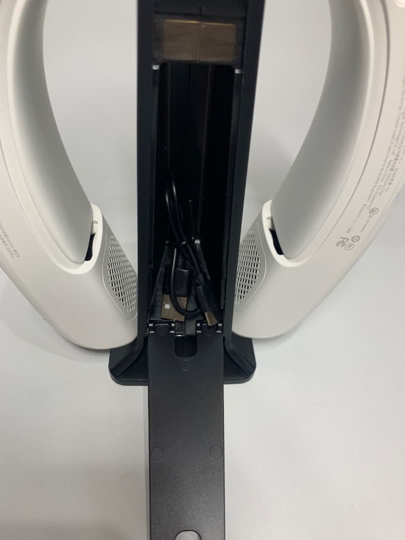 RANVOO ネッククーラー ホワイト 充電スタンド付き