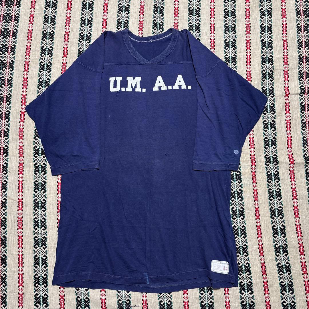 60s Russell Southern フットボールT ヴィンテージ　usa製