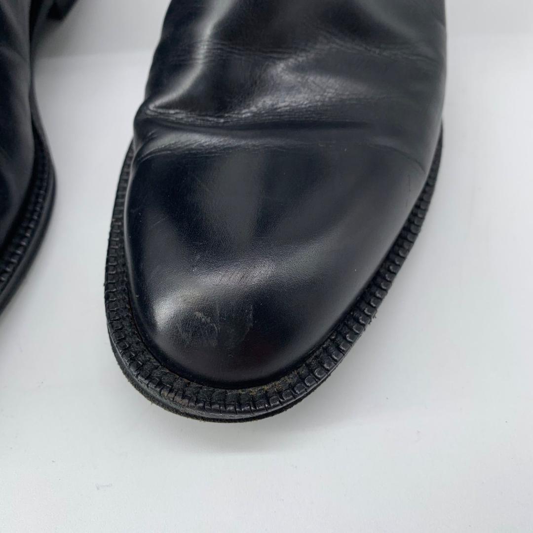 16970✨CHANEL サイドココマーク バイカラー ロング ジョッキーブーツ