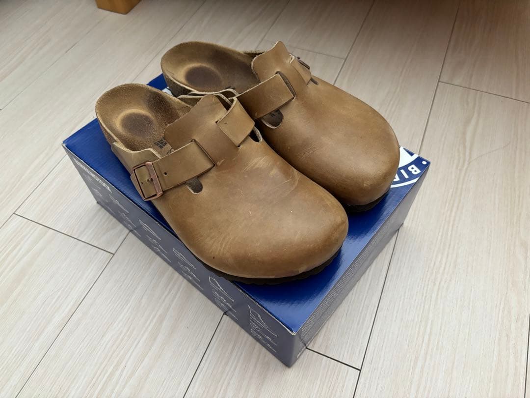 靴 BIRKENSTOCK Boston Tobacco 41 26.5