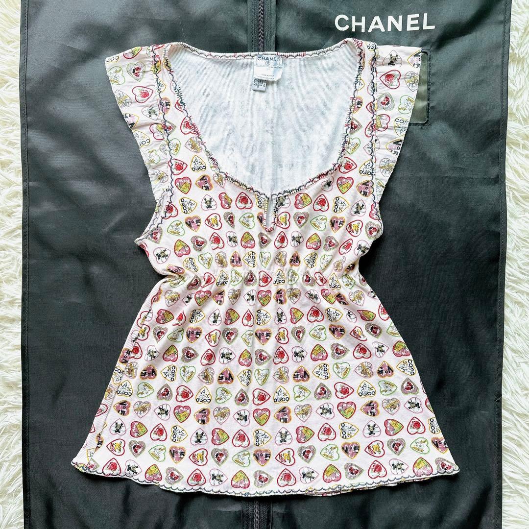 ♡CHANEL♡シャネル バレンタイン 限定 キャミソール トップス ハート