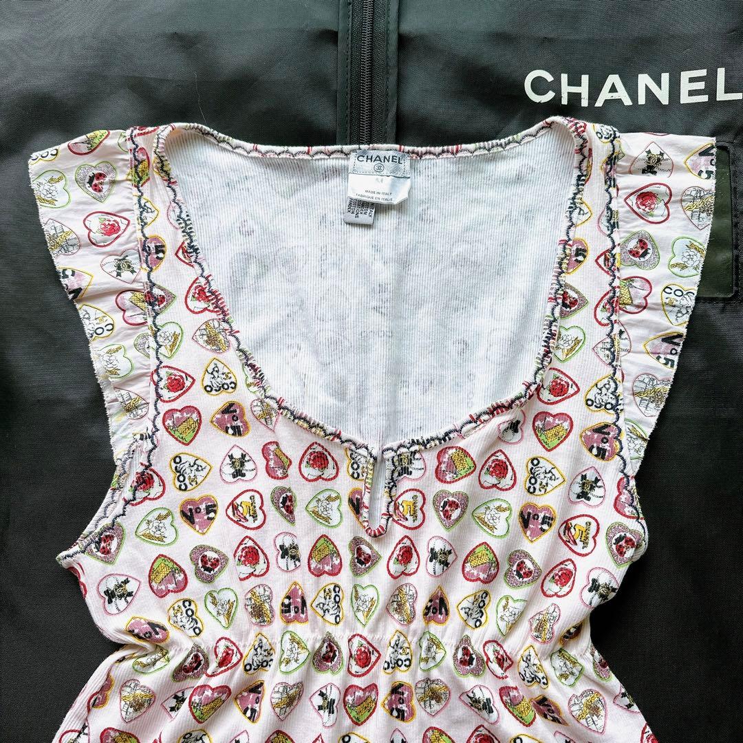 ♡CHANEL♡シャネル バレンタイン 限定 キャミソール トップス ハート