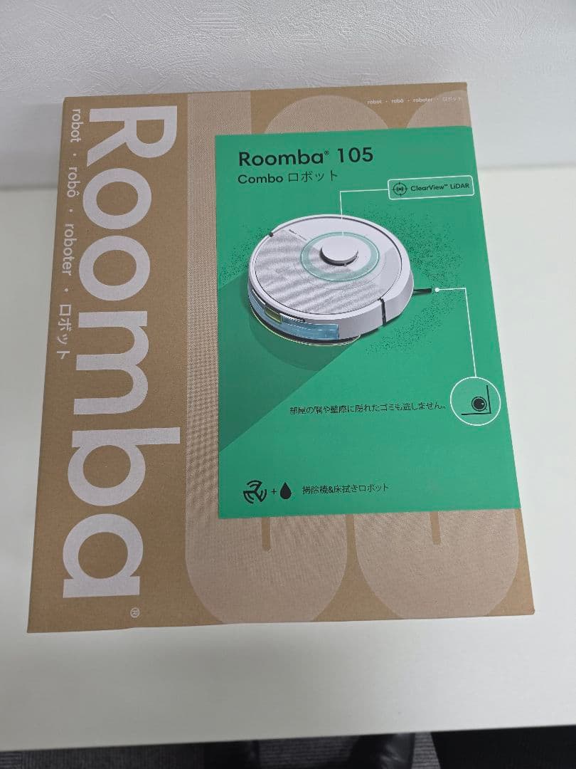 Roomba 105 Combo ロボット掃除機 本体