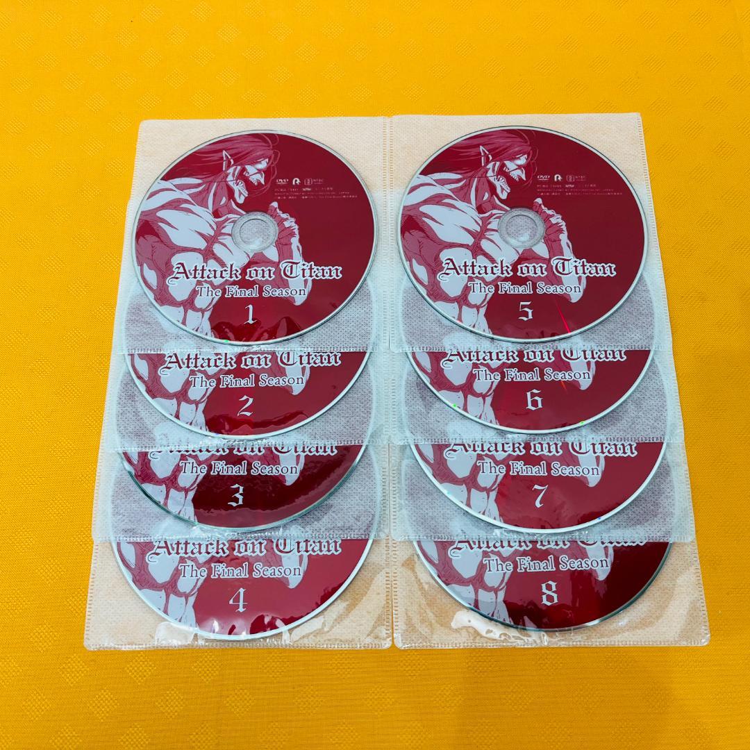 『進撃の巨人 シーズン1～FINAL』計38巻セット レンタル使用済DVD
