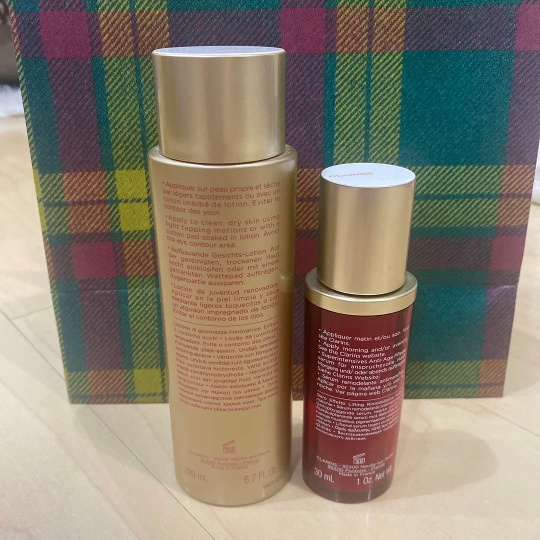 CLARINS 化粧水&美容液 セット　残量9割&7割