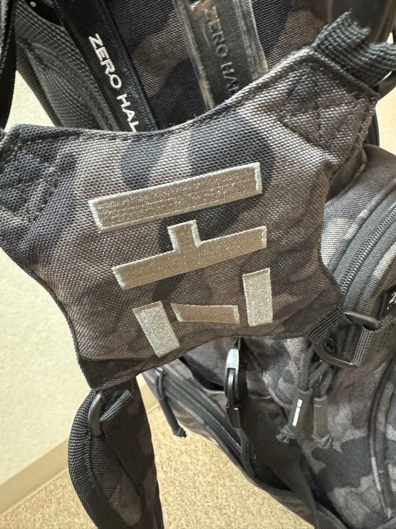 ZERO HALLIBURTON キャディバッグ 迷彩柄 ブラックカモ