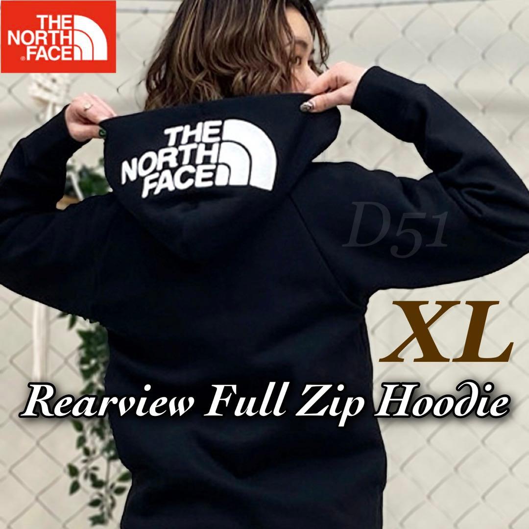 【XL】新品☆ノースフェイス☆パーカー☆リアビューフルジップ☆NTW12442K